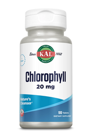 Kal Vitamins // CHLOROPHYLL // Tablet // 20mg // 100ct