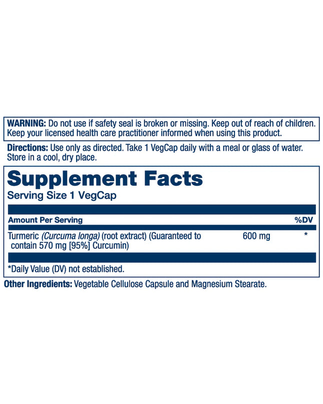 Solaray // TURMERIC ROOT EXTRACT 600mg // 30ct