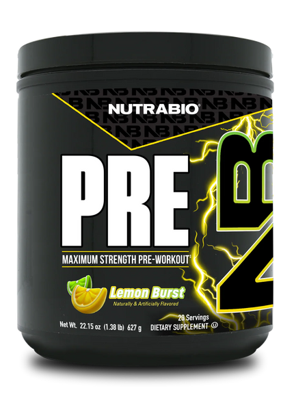 Nutrabio // PRE MAXIMUM STRENGTH // 20sv