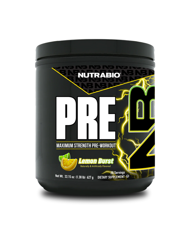 Nutrabio // PRE MAXIMUM STRENGTH // 20sv