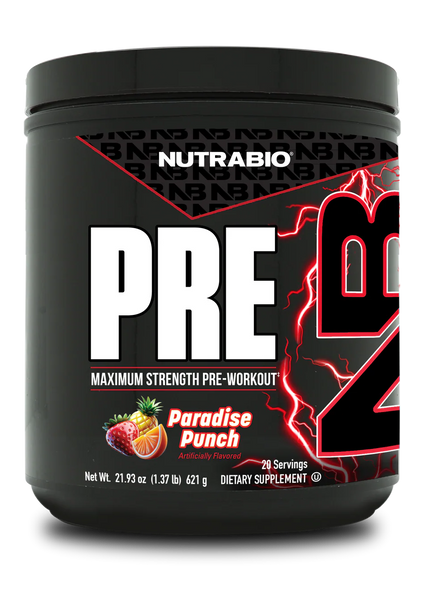 Nutrabio // PRE MAXIMUM STRENGTH // 20sv