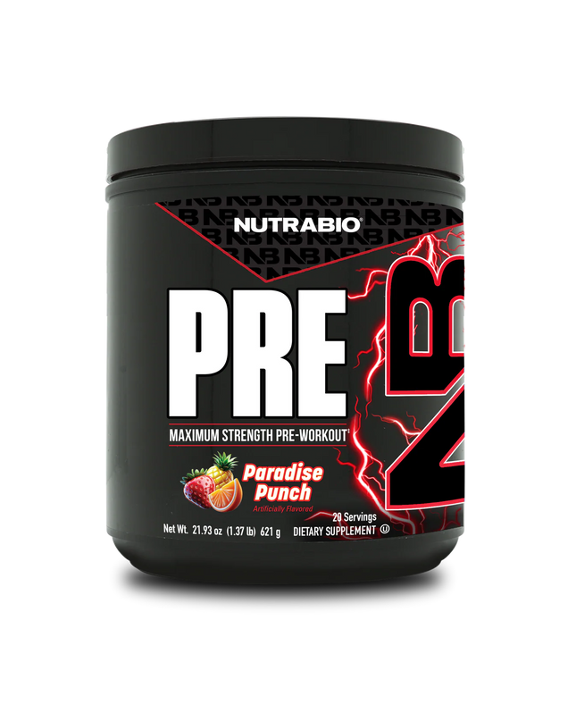 Nutrabio // PRE MAXIMUM STRENGTH // 20sv