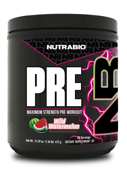Nutrabio // PRE MAXIMUM STRENGTH // 20sv