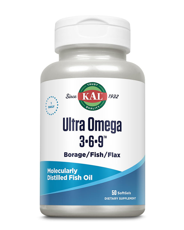 Kal // ULTRA OMEGA 3-6-9, Softgel 1200mg // 50ct