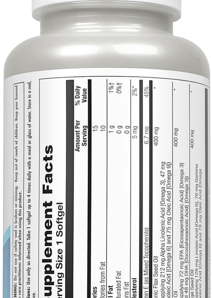 Kal // ULTRA OMEGA 3-6-9, Softgel 1200mg // 50ct