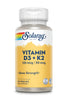 Solaray // VITAMIN D3 & K2 // 5000IU // 60ct