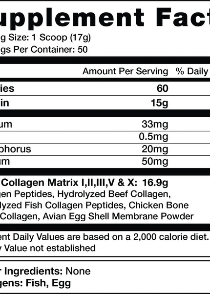 Sweat Ethic // MULTI-SOURCE COLLAGEN // 50sv