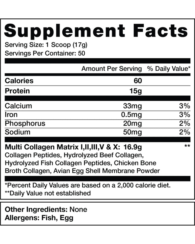Sweat Ethic // MULTI-SOURCE COLLAGEN // 50sv