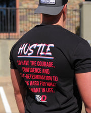 A&D // "HUSTLE" SHIRT // BLACK