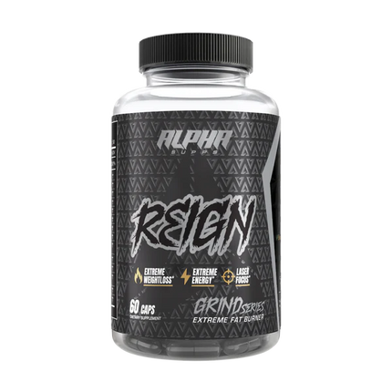 Alpha Supps // GRIND SERIES REIGN FAT BURNER // 90 caps