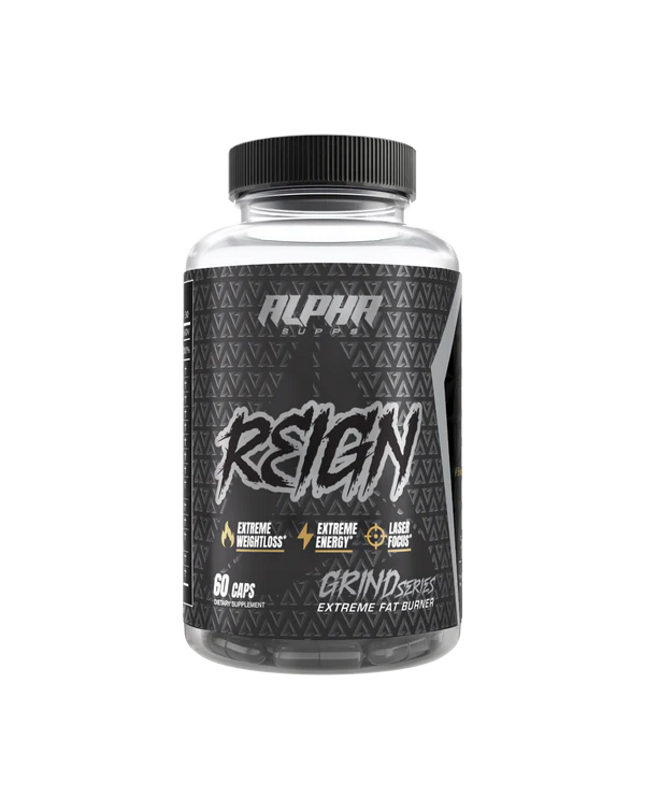 Alpha Supps // GRIND SERIES REIGN FAT BURNER // 90 caps