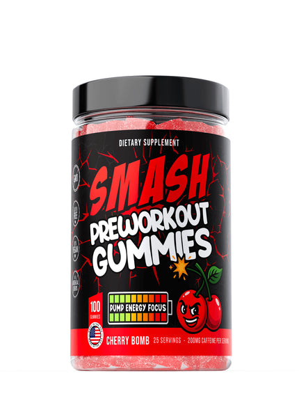 SMASH // Pre-Workout Gummies // 25sv