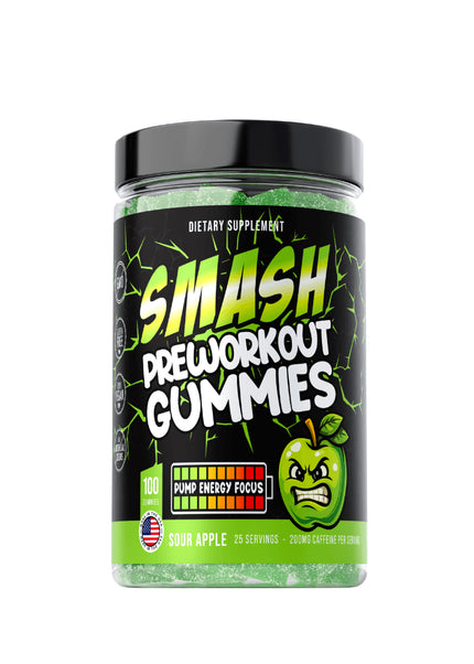SMASH // Pre-Workout Gummies // 25sv