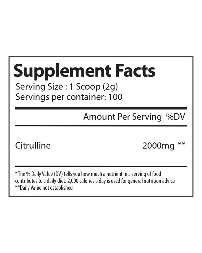Alpha Supps // Citrulline // 100sv