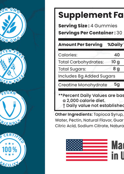 Smash // CREATINE GUMMIES // 30sv