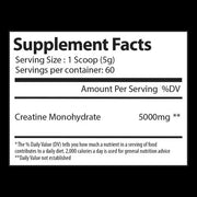 Alpha Supps // CREATINE MONOHYDRATE // 60sv