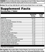 Kal Vitamins // SUPER ENZYMES CLINICAL LIFESTYLES // Tablet // 60ct