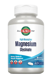 Kal Vitamins // MAGNESIUM GLYCINATE ACTIVGELS // Softgels // 90ct