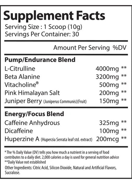Alpha Supps // PRE // 30sv