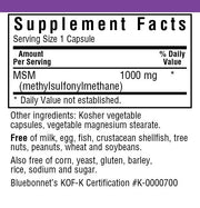 Bluebonnet MSM 1000 mg (60ct)