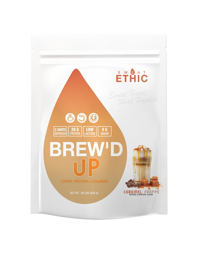 Sweat Ethic // BREW'D UP COFFEE PROTEIN + COLLAGEN // 15sv