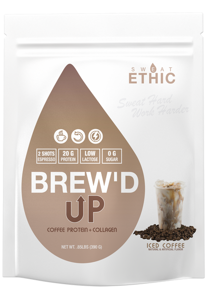 Sweat Ethic // BREW'D UP COFFEE PROTEIN + COLLAGEN // 15sv