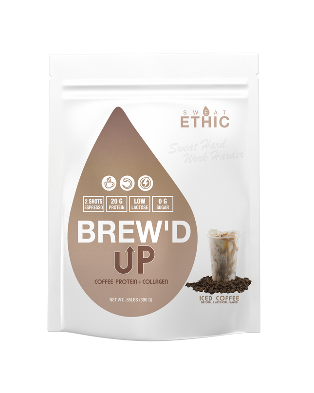 Sweat Ethic // BREW'D UP COFFEE PROTEIN + COLLAGEN // 15sv